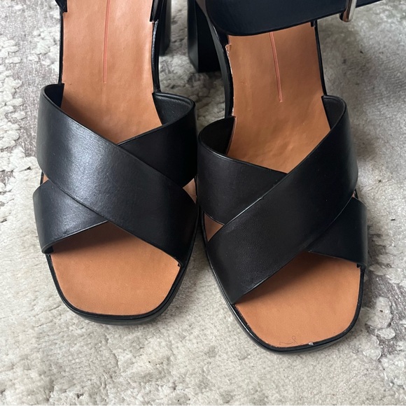 Dolce Vita Black Strappy Heels - Picture 2 of 5